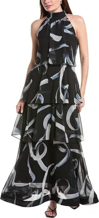 Milly Milly Salem Brushed Chiffon Bell Dress