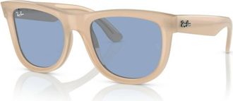 Ray-Ban Unisex - Wayfarer Reverse Sunglasses In Opal Beige / Light Blue