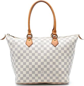Louis Vuitton 2007 Damier Azur Saleya MM shopper - Wit