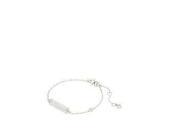 Kate Spade New York Bar Womens Bracelet Womens Bracelet Clear/Silver, Brass/Cubic Zirconia