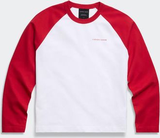 Canada Goose T-shirt &agrave; manches longues Eryn (Femmes, Carmine Red, TP)