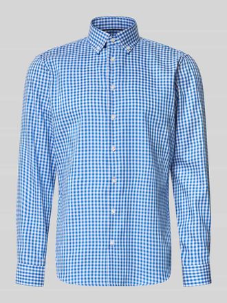 Christian Berg Regular Fit Business-Hemd mit Button-Down-Kragen in Royal, Gr&ouml;&szlig;e 39/40