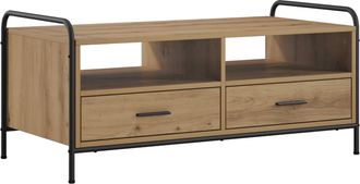 vidaXL Tavolino Da Salotto Rovere Artigianale 99,5 X 49 X 46 Cm Vidaxl