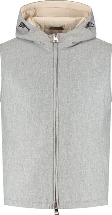 Borrelli Napoli hooded vest - Grey