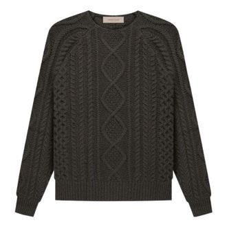 Fear of God FW22 Cable Knit Off Black FOG-FW22-177