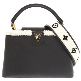 Louis Vuitton Pre-owned Taurillon Leder Handtas - Dames - Pre-owned - Zwart - Maat: ONE Size Leer