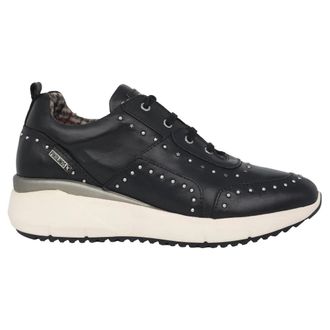 Pikolinos Sella Sneaker - Dames - Sneakers - Zwart - 37 EU - Leer - Schoenen