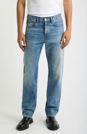 Frame Denim Straight Leg Jeans in Camping at Nordstrom, Size 28