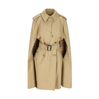 Burberry Trench Coats, female, Beige, Size: XS/S Trench Coat