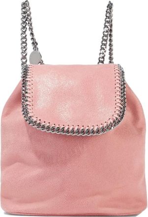 Stella McCartney Pink Faux Leather Falabella Backpack Size S