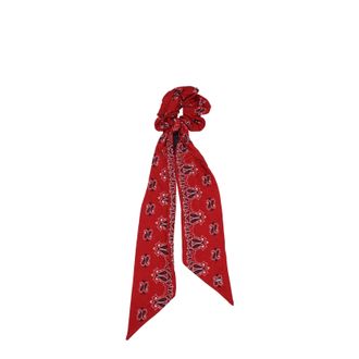 Saint Laurent Damess Haaraccessoires Viscose Rood/Donkerrood
