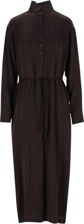 Barena Dames Jurken - Dames - Shirt Kleedjes - Bruin - S - Kleedjes
