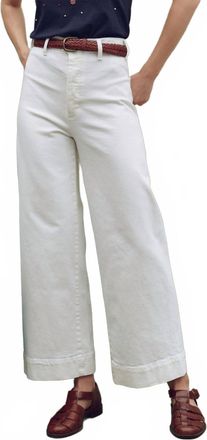 The Great. Seafair Wide Leg Jean In True White