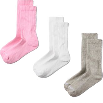 Nike Womens SKIMS Dri-FIT Crew Socks (3 Pairs) in Multicolor | IQ8104-912