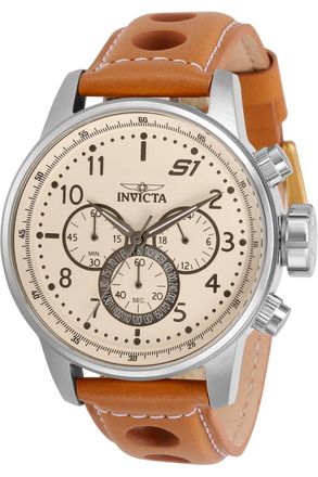 Invicta S1 Rally 30914 Heren Horloge - Quartz Uurwerk - Roestvrij Staal met witte Wijzerplaat - 46mm