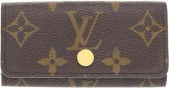Louis Vuitton Pre-owned Canvas Sleutelhanger - Dames - Vintage Accessoires - Bruin - ONE Size - Vintage