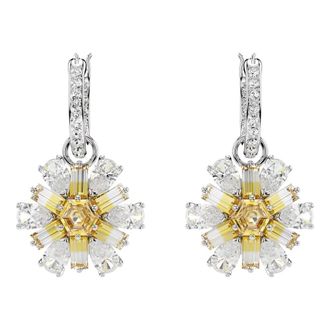 Swarovski Damesoorbellen Geel Idyllia 5683243 - Dames - Oorbellen - Grijs - ONE Size - Accessoires