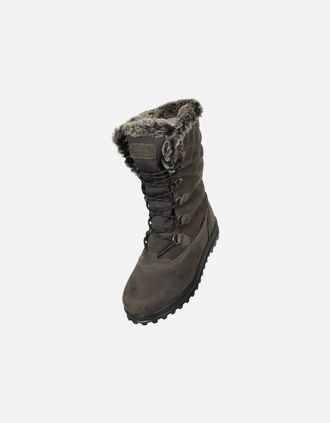 Mountain Warehouse Womens Mountain Warehouse Womens/Ladies Vostok Leather Snow Boots - Grey - Size: 7