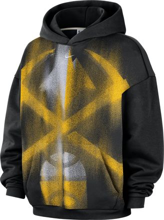 Nike Denver Nuggets Standard Issue Nike Mens NBA Fleece Basketball Hoodie in Black | IQ2477-010