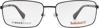 Timberland Demo Rectangular Mens Eyeglasses TB50038 002 64