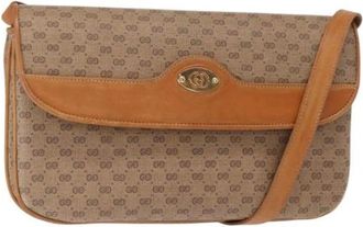 Gucci Pre-owned Cross Body Bags, female, Beige, Size: ONE SIZE Pre-owned Plastic Cross Body Bag