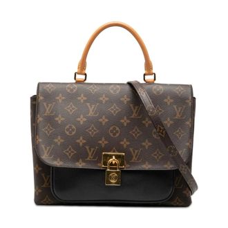 Louis Vuitton Pre-owned Handbags, female, Brown, Size: ONE SIZE Pre-owned Satchel Bag