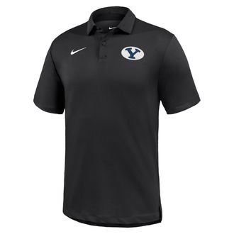Nike BYU Tour Nike Mens Dri-FIT College Polo in Black | IV9649-010