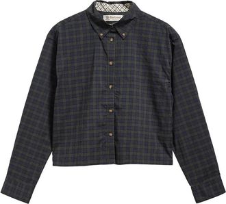 Barbour Ravenshill Boxy Shirt - Blouses & Shirts - Mujer - Azul - XS