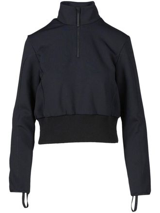 Aztech Mountain half-zip sweatshirt - women - Polyimide/Elastane - 46 - Black