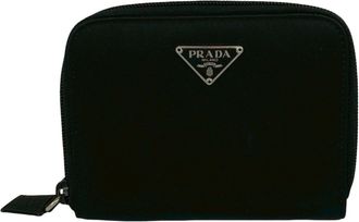Prada Black Nylon Wallet (Bi-Fold) (Pre-Owned)