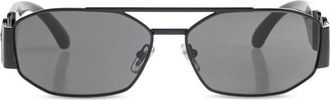 Versace Ve 2287 Zonnebril - Heren - Zonnebrillen - Zwart - 58 MM - Accessoires