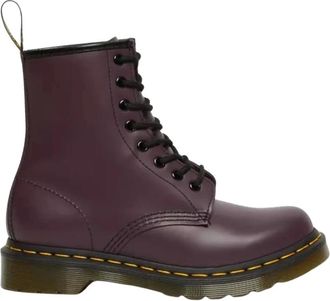 Dr. Martens Schoenen, Dames, Rood, 37 EU, Leer, 1460 Smooth Leather Lace-Up Boot