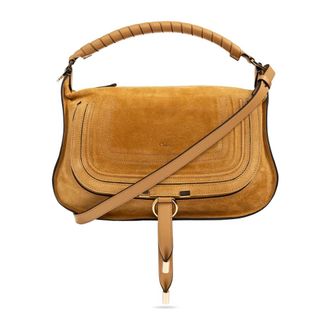 Chlo&eacute; Handbags, female, Brown, Size: ONE SIZE Marcie Small Shoulder Bag