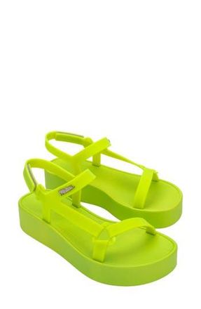 Melissa Sun Downtown Platform Sandal in Green at Nordstrom Rack, Size 5