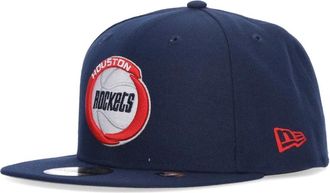 New Era Houston Rockets NBA Pet - Heren - Petten - Blauw - ONE Size - Polyester - Accessoires
