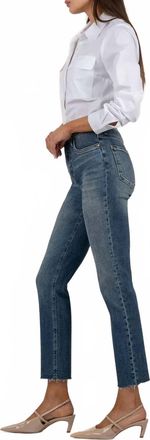 Kut from the Kloth Rachel Flared Leg Jean In Braveness W/dk Base Wash