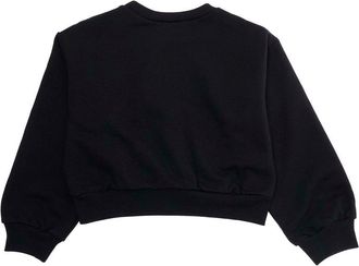Marni Girls Crewneck Sweatshirt Black Cotton Hoods & Sweatshirts