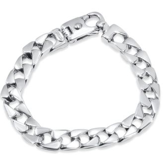 Pompeii3 Mens Curb Link 14k Gold (50gram) or Platinum (80gram) 10mm Bracelet 8.5