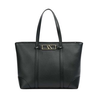 A|X Armani Exchange Tote Bags, female, Black, Size: ONE SIZE Shopping Bag