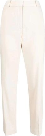 Joseph Coleman Pantalon - Dames - Straight fit broeken - Beige - XS - Katoen - Broeken