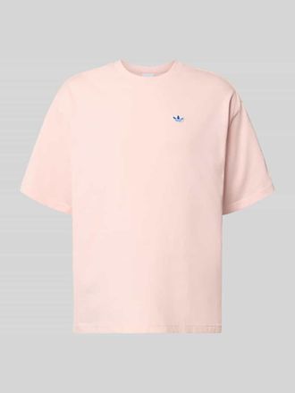 adidas Originals Relaxed Fit T-Shirt aus reiner Baumwolle Modell SUMMER GRAPHIC in Hellrosa, Gr&ouml;&szlig;e XXL