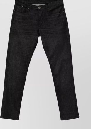 Emporio Armani denim cotton jeans with belt loops and five pockets