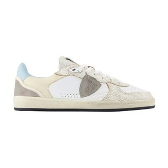 Philippe Model Sneakers, male, White, 9 UK, Pgal Low Trainers