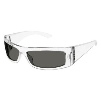 Gucci GG1492S004 Rectangle Crystal Frame Sunglasses - Clear