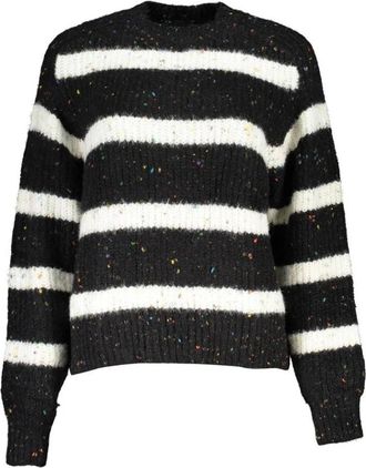 Desigual Turtleneck Sweater - Dames - Ronde hals truien - Zwart - L - Polyester - Truien & Vesten