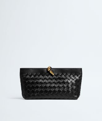 Bottega Veneta Andiamo Boat Pouch - Black - Women
