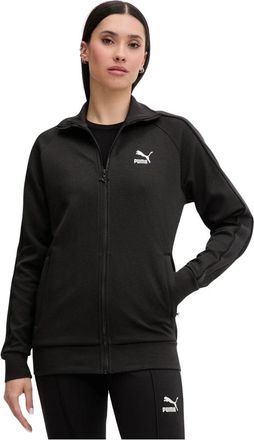 Puma T7 Track Jacket - Dames - Sportshirts - Zwart - S - Katoen - Fitness