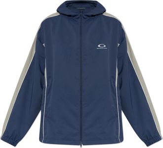 Balenciaga Trainingsjack - Heren - Zomerjassen - Blauw - M - Polyester - Jassen