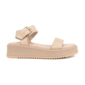 Sergio Moretti Dames, Schoenen, Beige, Maat: 38 EU Leer