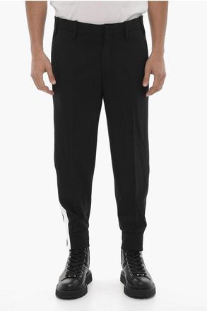 Neil Barrett Slim-Fit Pants With Contrasting Side Stripe size 50